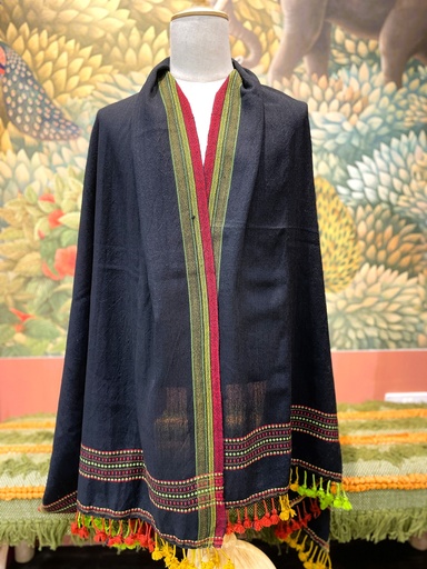 Pattu Border Bhujodi Full Shawl