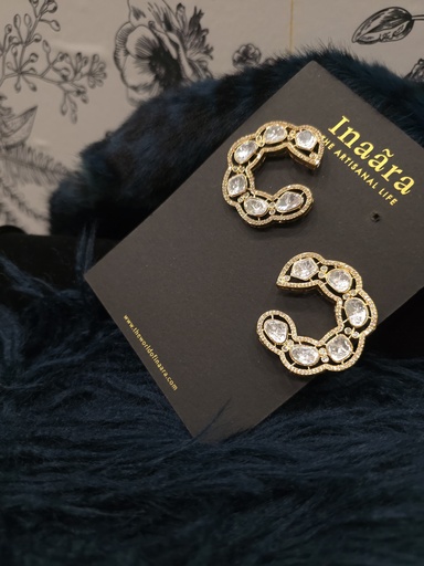 Moissanite Statement Studs