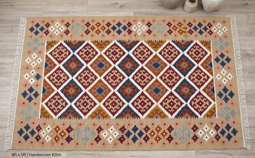 Handwoven Dhurrie(8x5ft)