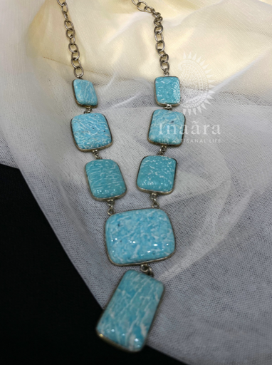 Chunky Turquoise Statement Necklace