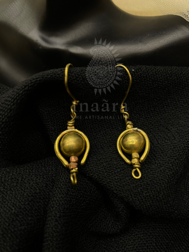 Dhokra Art Brass Earrings