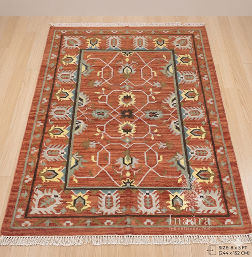 Handwoven Dhurrie(8x5ft)
