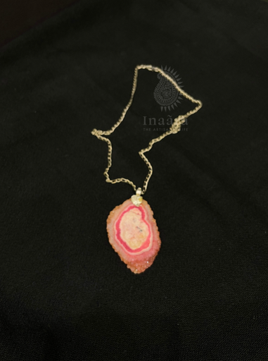Pink Agate Necklace