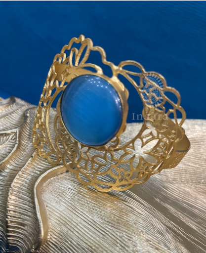 Turquoise Stone Cuff Bracelet