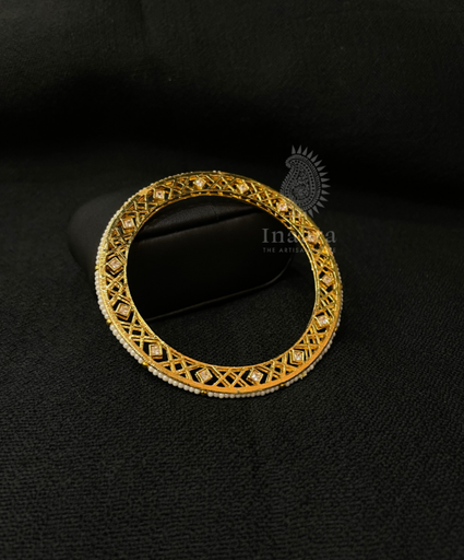 Studded Bangle w/ Beads