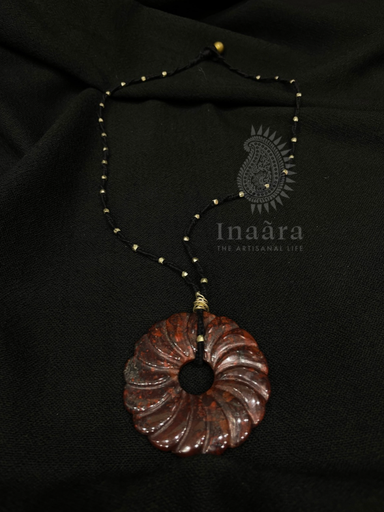 Mermaid Core Brown Beaded Necklace