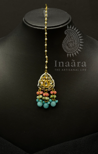 Maang Tikka- Small Blue