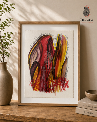 مطبوعة فنية - طائر العنقاء (11 × 16 بوصة)