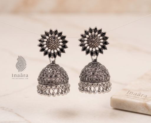 Jhumka Earring-Gray