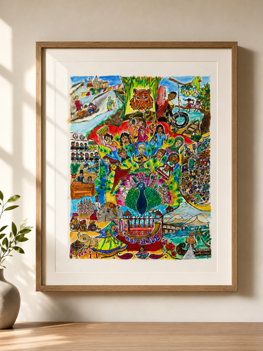 The World Of Inaara-Art Print (11x16")