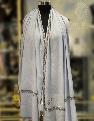Kani Hand Embroidery Stole