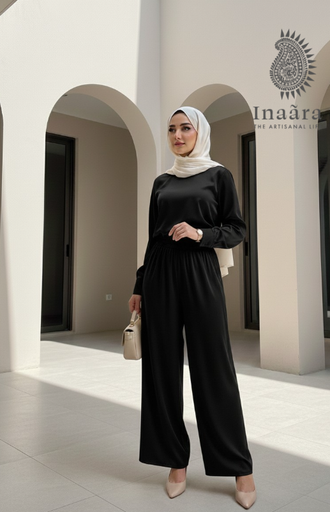 Palazzo Pants-Black
